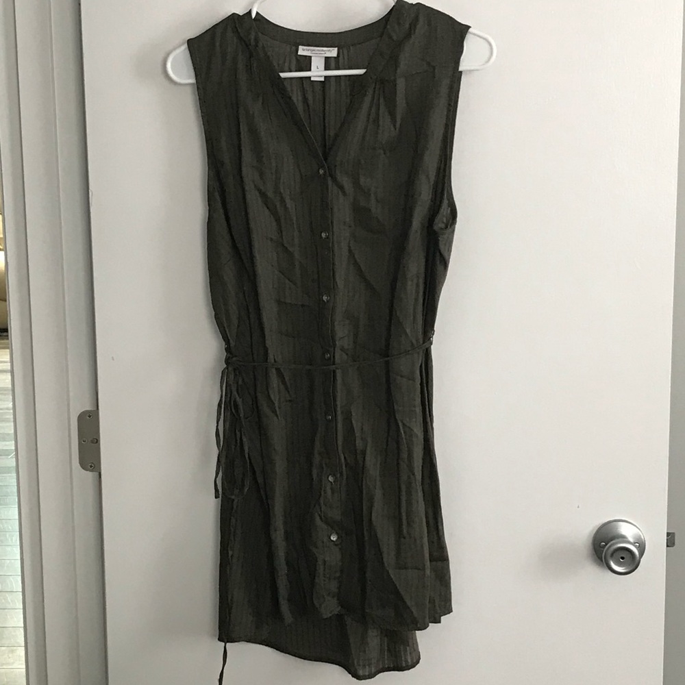 Green maternity tunic